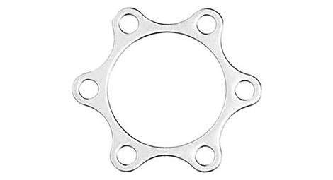 Trp espaciador de rotor de 6 pernos 1.0mm plata