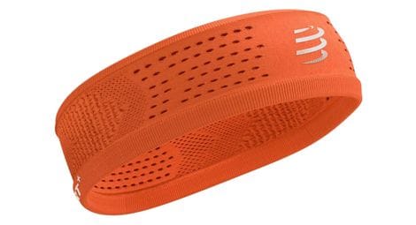 Compressport thin on/off hoofdband oranje