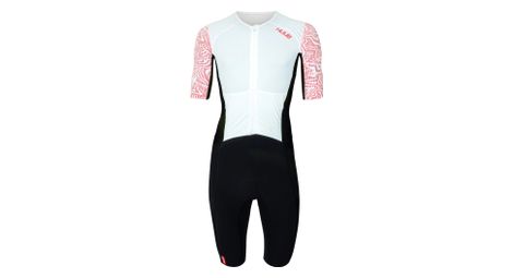 huub sub7 v2 lc men s triathlon suit white red black