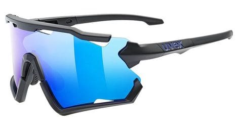 Lunettes uvex sportstyle 228 noir mat / bleu (cat2)