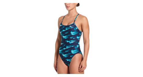 Bañador Nike Swim HydraStrong verde para mujer