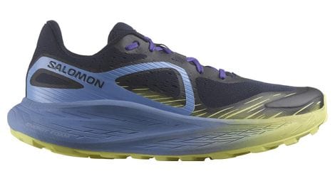 Salomon glide max tr trail running shoes blue / yellow