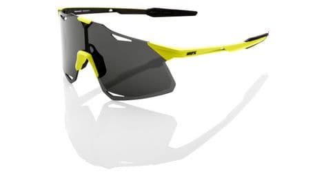 Gafas hypercraft 100% amarillas / vidrio ahumado + vidrio transparente incluido