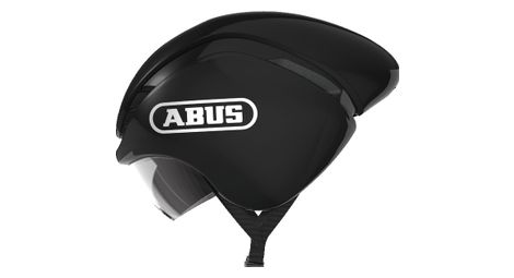 abus gamechanger tt road helmet shiny black