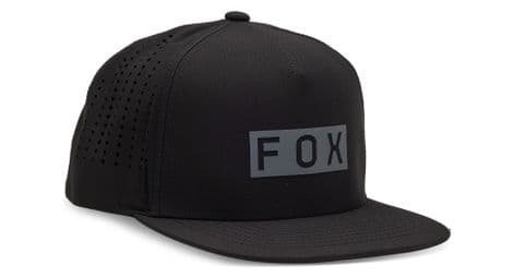 Gorra fox snapback wordmark tech negra os