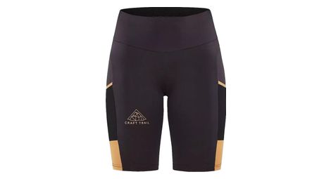 Collant court craft pro trail gris orange