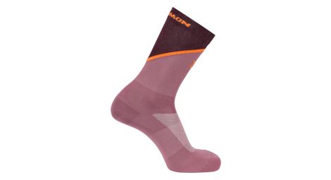 Chaussettes Salomon Pulse Crew Rose