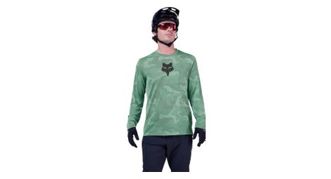 Maillot manches longues fox ranger tru dri vert
