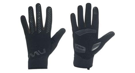 Guantes northwave active gel largos negros