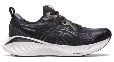 Asics gel cumulus 25 running shoes black white women's 39