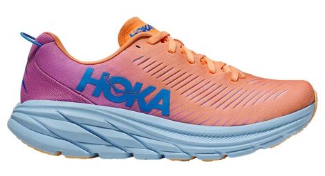 Chaussures de Running Femme Hoka Rincon 3 Wide Corail Bleu Rose