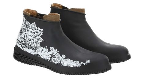Couvre chaussures femme tucano urbano footerine noir blanc
