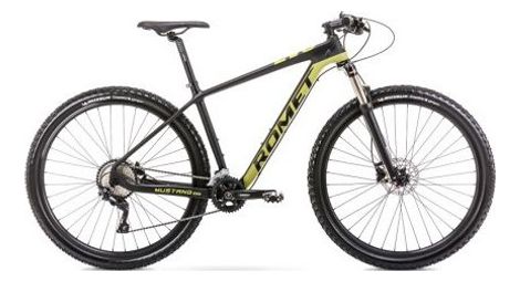 Vélo romet mtb 29 pouces mustang evo 1 noir et vert