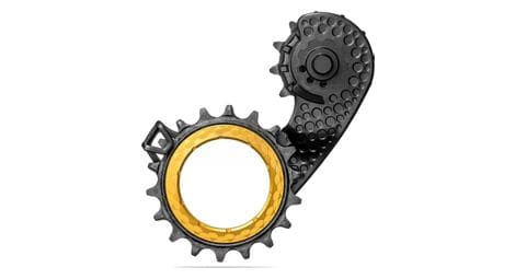 Absoluteblack hollowcage screed voor sram axs e-tap 12 s gold