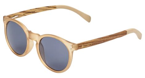 Lunettes cairn hype mat transparent biscuit wood