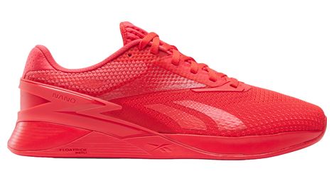 Zapatilla reebok nano x3 roja unisex cross training