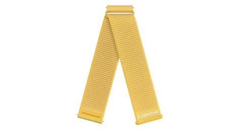 coros apex 4 24 mm nylon watch band yellow