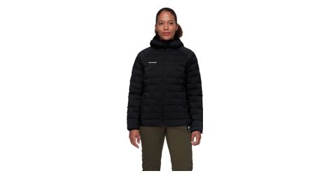 Giacca da donna con cappuccio mammut sender in nero