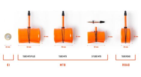 tubolito cx gravel 700c presta 60 mm inner tube