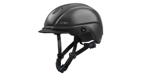 Casque ville cairn fuse metallic noir