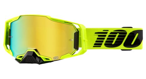 Masque 100 armega citrus jaune ecran gold miroir