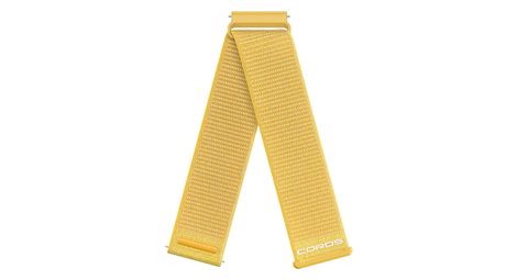 Bracelet de Montre Coros Apex 4 Nylon 22mm Jaune