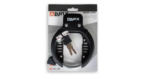 Antivol de vélo lynx, résistant aux intempéries, acier trempé, 2 clés