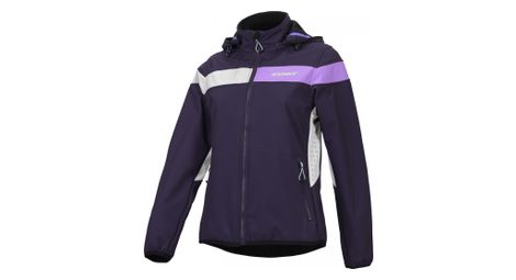 Veste kenny softshell racing femme bleu