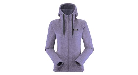 Forro polar lafuma cali hoodie gris para mujer