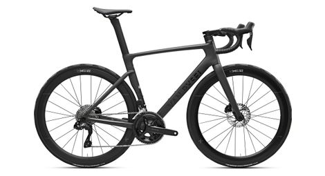 Bicicleta de carretera van rysel rcr shimano 105 di2 12s 700 mm carbono crudo negro 2025