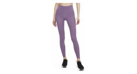 Nike one lux purple women's long tights