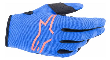 Guantes alpinestars alps azul / coral