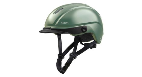 Casque ville cairn fuse metallic vert