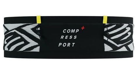 Ceinture compressport free belt pro noir blanc print