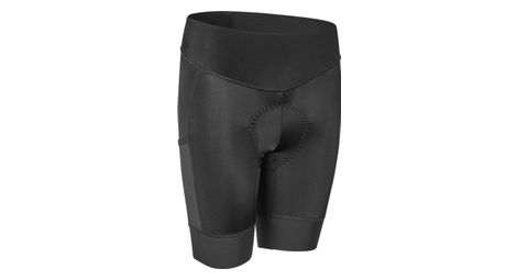 Culotte de ciclismo gripgrab essential para mujer negro