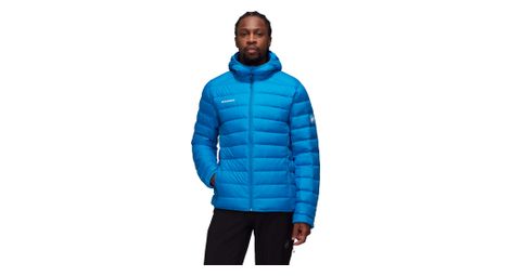 Chaqueta de pluma con capucha mammut waymarker in azul