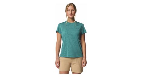 T-shirt technique columbia bluebird canyon bleu femme