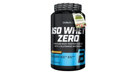 Iso whey zero (908g) - biotech usa - noisette -  whey isolate