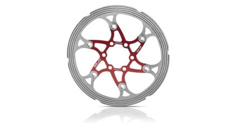 Disco de freno xlc br-x59 de 6 agujeros rojo / plata
