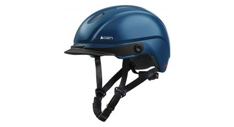 Casque ville cairn fuse metallic bleu