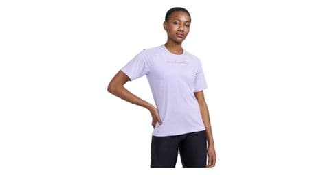 Craft adv gravel lavender women's short sleeve jersey