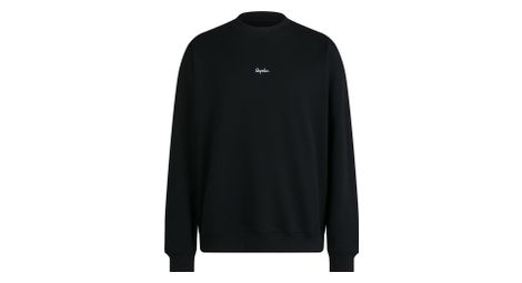 Felpa Rapha Heavyweight in cotone nero da uomo