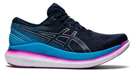 Chaussures de running femme asics glideride 2 bleu rose