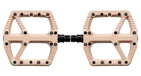 Paire de pedales plates sdg comp marron