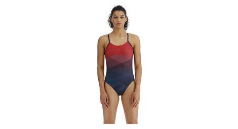 Maillot de bain femme tyr durafast elite forge rouge bleu