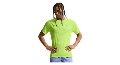 Maillot Manches Courtes Nike Stride Jaune Homme