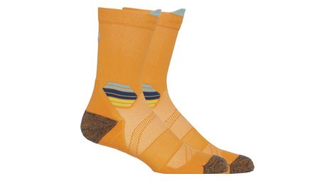 Asics fujitrail run crew orange unisex socks 39-42