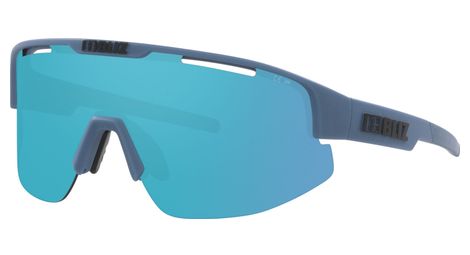 Occhiali bliz matrix matte blue - lente a specchio blu