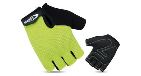 Gants velo classic jaune fluo s