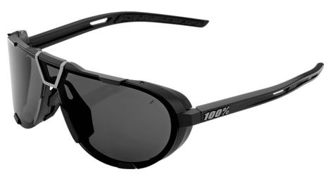 Gafas de sol 100% westcraft soft tact negro - lentes negro espejado